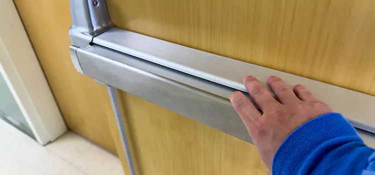 Installing a Push Bar on a Door Waltham